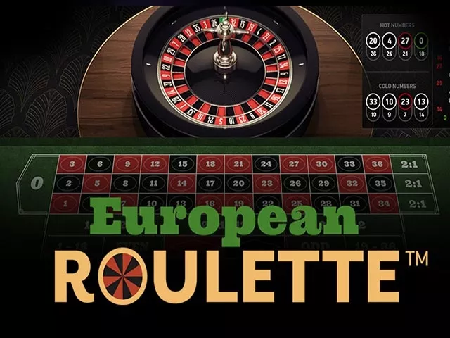 European roulette wheel